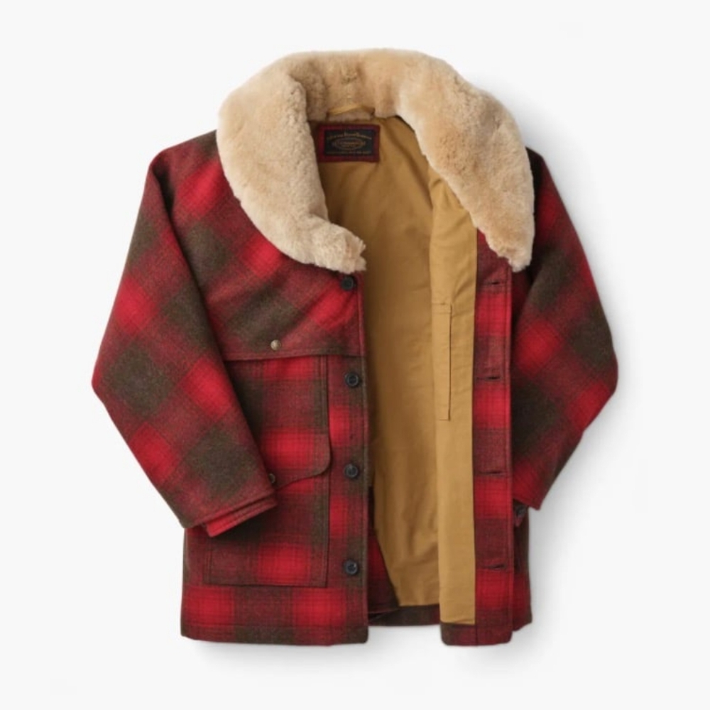 XXL Filson Lined Mackinaw Wool Packer Coat
